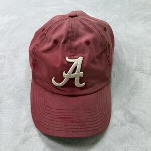 Vintage Alabama Crimson Tide Script A Fan Favorite Hat Y2K Strapback Distressed